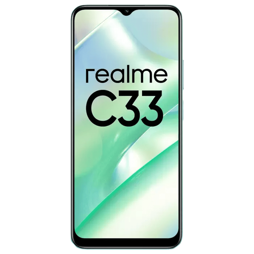 Buy realme C33 (4GB RAM, 128GB, Aqua Blue) Online - Croma